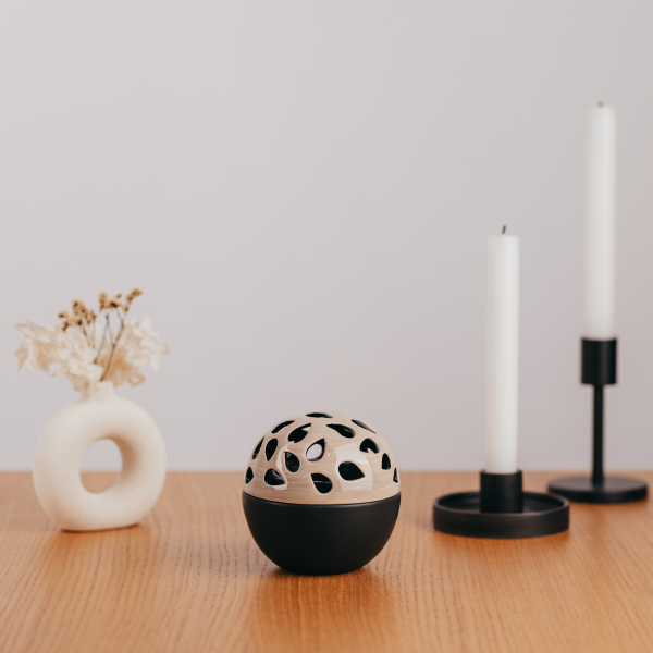 Keramikurne Bowl mit Teelicht