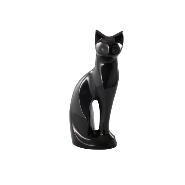 Messingurne Katze, glänzend