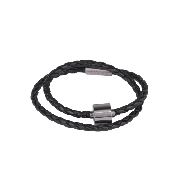 Aschearmband geflochtenes Leder