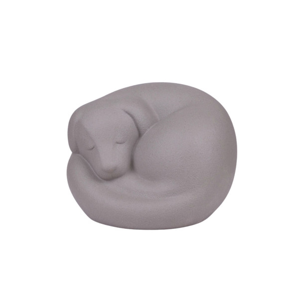 Porzellanurne Hund