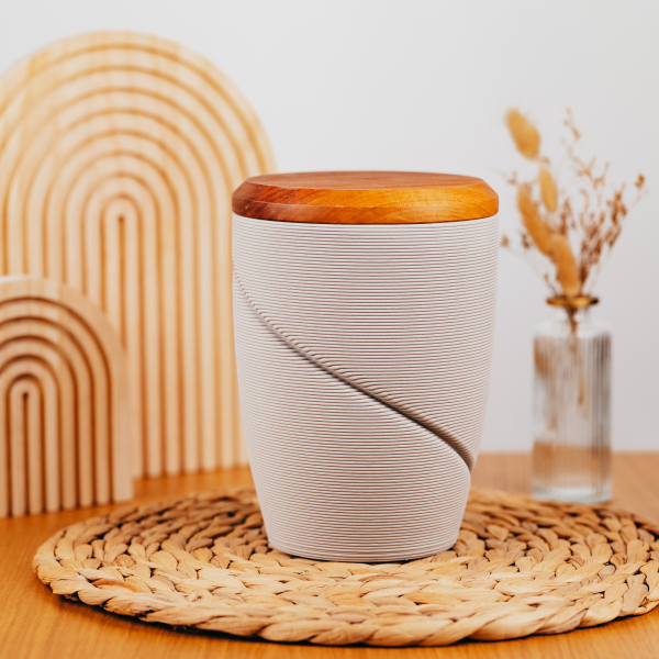 Keramikurne Magisches Band - biologisch abbaubar