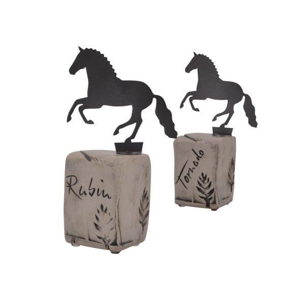 Keramikurne Stolzes Pferd