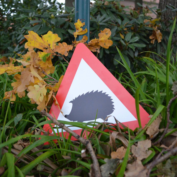 Igel Warnschild, 200 mm x 168 mm