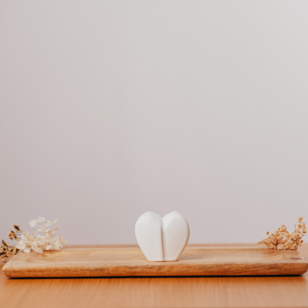 Keramikurne gebrochenes Herz