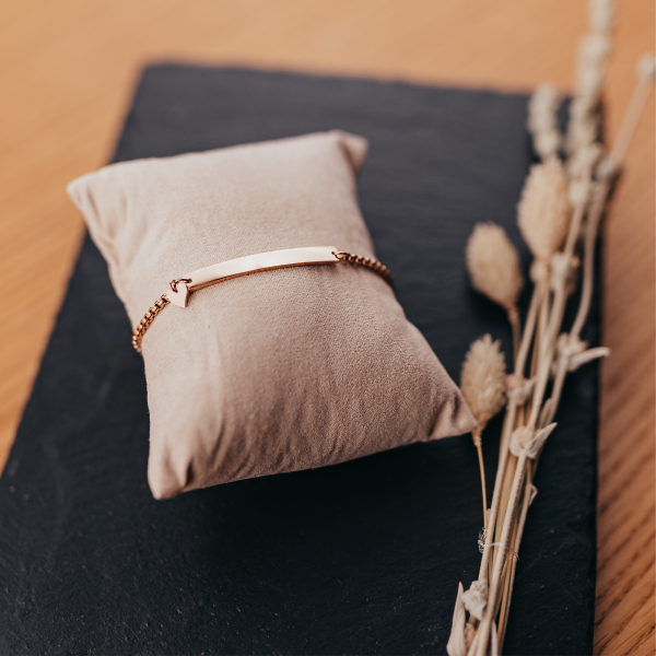 Edelstahl Gravurarmband