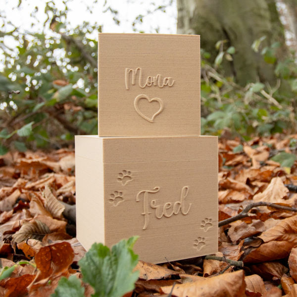 3D-Biourne Wolkenbox, personalisiert