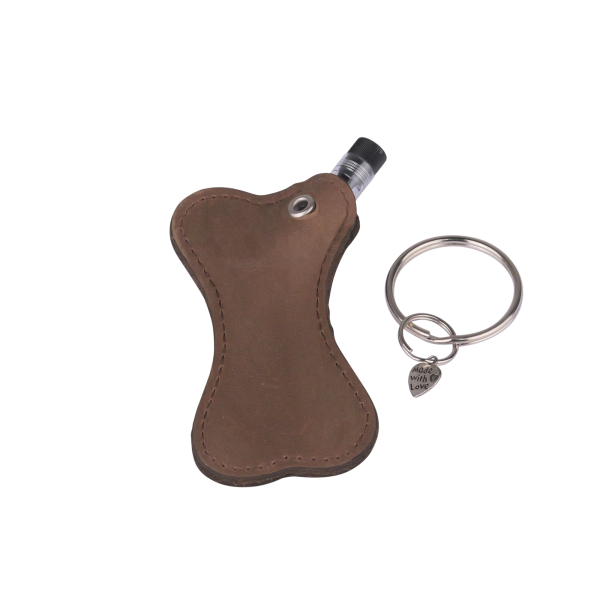 Leder Schlüsselanhänger Knochen