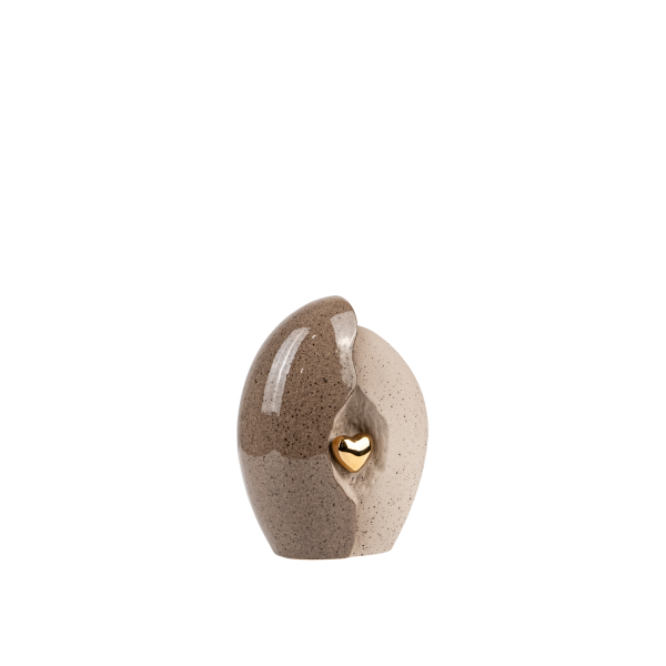 Keramikurne mit Herz