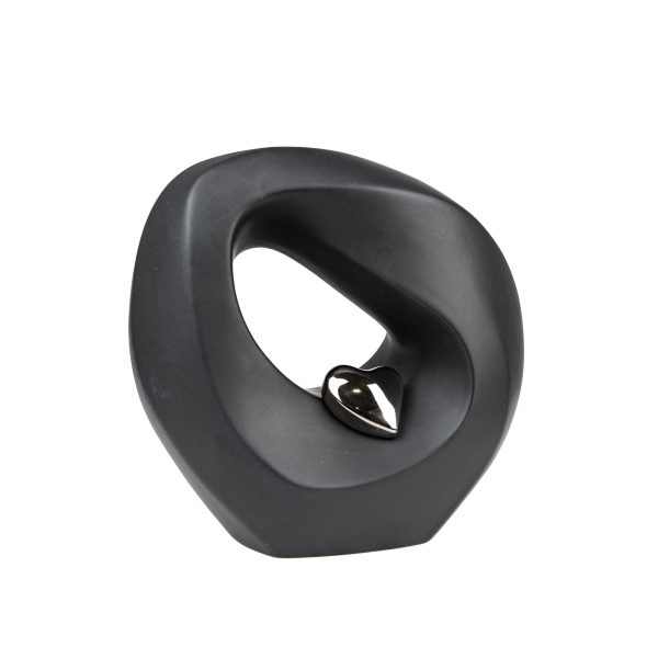 Keramikurne mit Herz