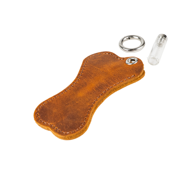 Leder Schlüsselanhänger Knochen