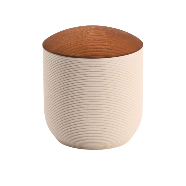 Keramikurne Mira, creme, 0,45 Ltr.
