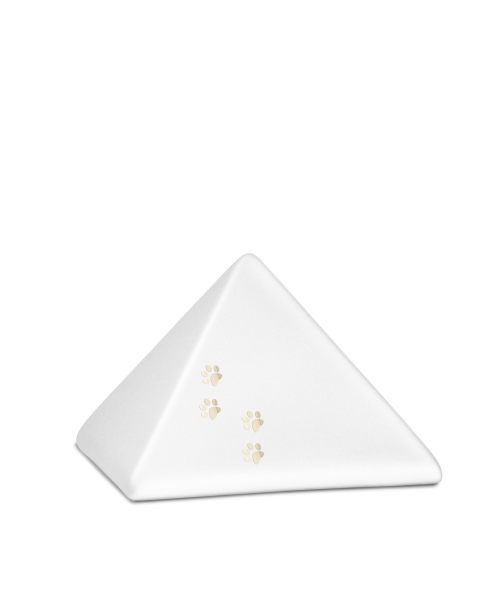 Keramikurne Pyramide, Pfotenspur