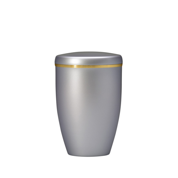 Kupferurne mit Goldband