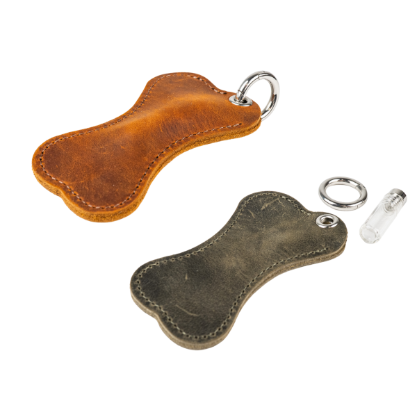 Leder Schlüsselanhänger Knochen