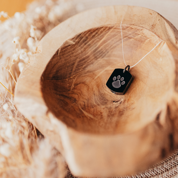 Ascheanhänger Dog Tag mit Pfote