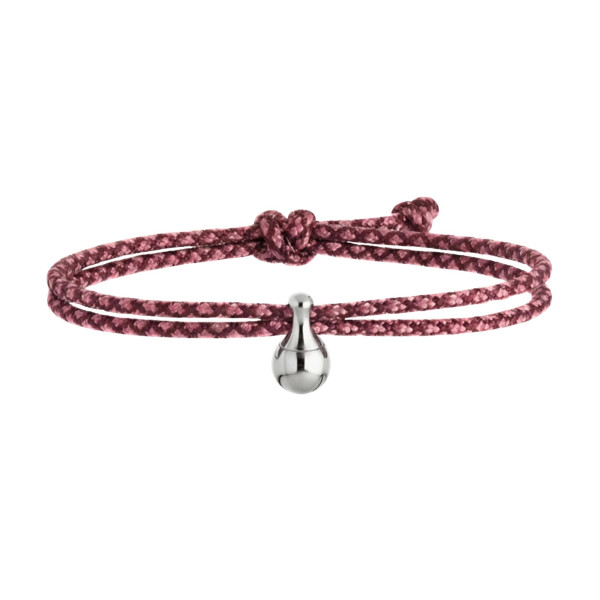 Aschearmband, Charm,rosa, silber Aschekapsel