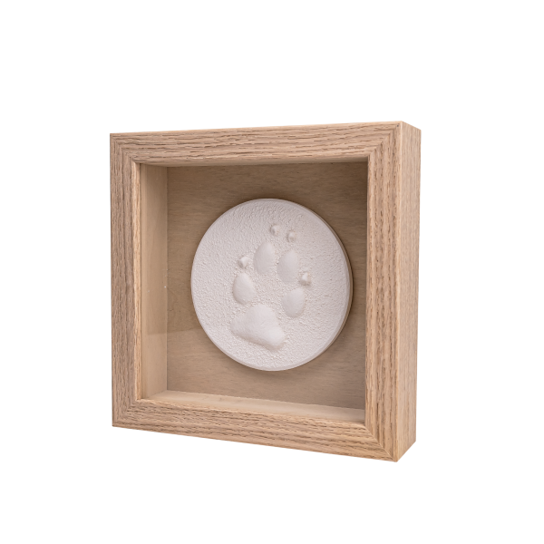 Pfotenabdruck im Bilderrahmen – Individuelle Erinnerungsstücke von besonderen Menschen