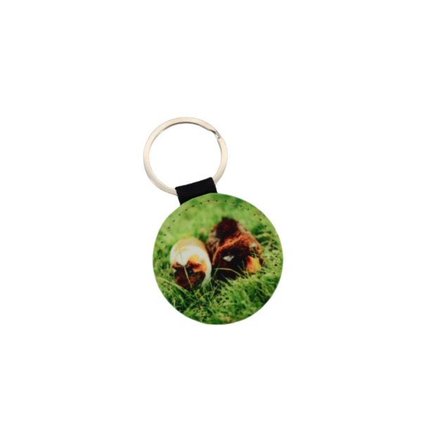 Schlüsselanhänger aus Kunstleder