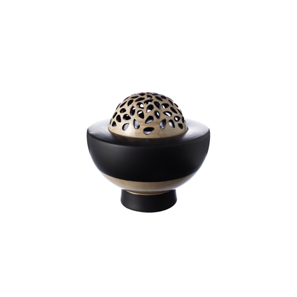 Keramikurne Round mit Teelicht