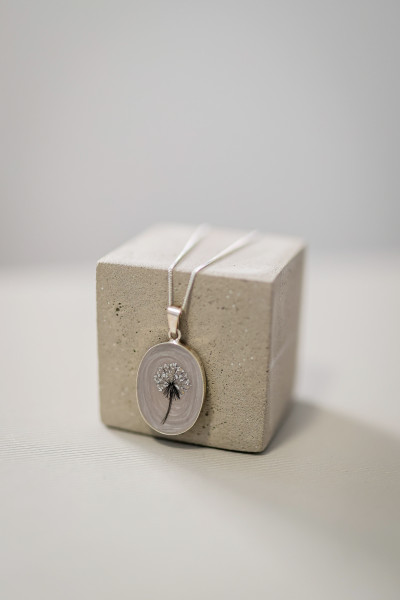 Asche- und Fellkette BLOWBALL OVATE