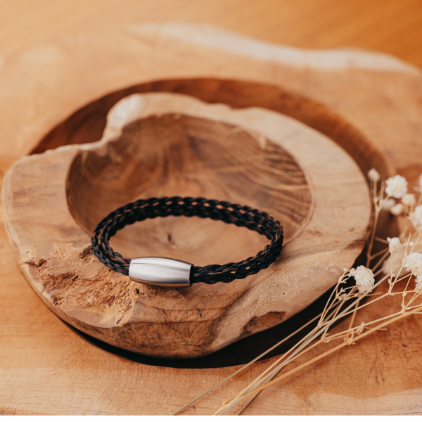 Pferdehaararmband Tripple