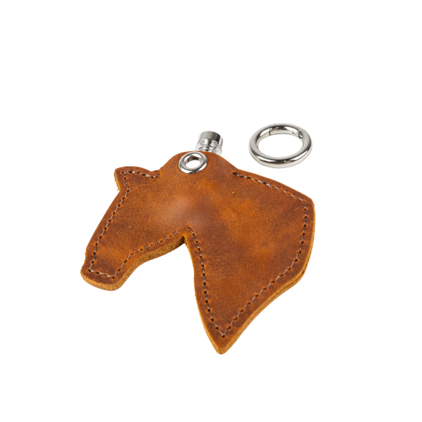 Leder Schlüsselanhänger Pferd