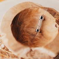 Edelstahl Ascheanhänger Stundenglas Edelstahl Ascheanhänger Stundenglas