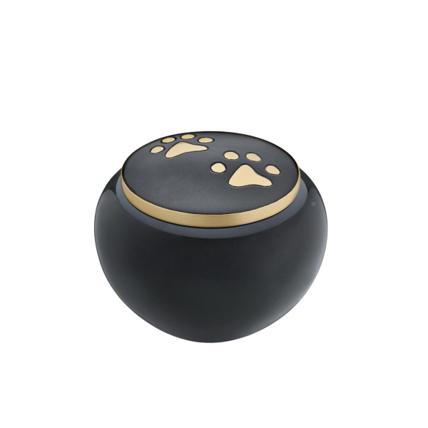 Messingurne mit zwei Pfoten