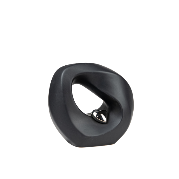 Keramikurne mit Herz