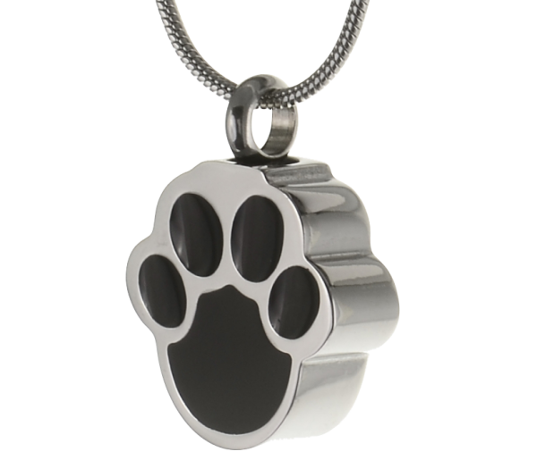 Ascheanhänger Pfote schwarz