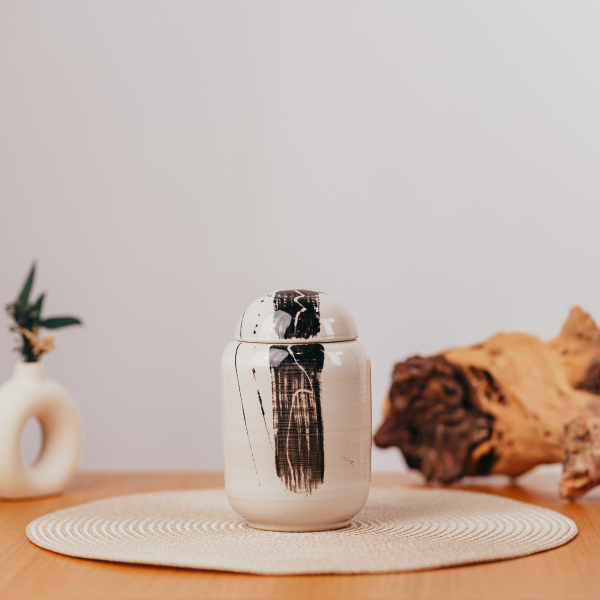 Keramikurne Zylinder