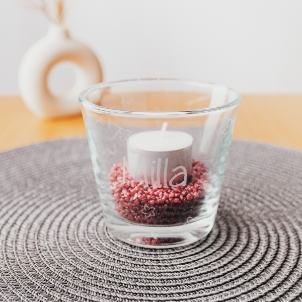 Gedenklicht mit Dekokies