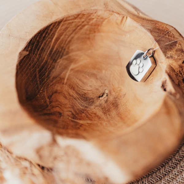 Ascheanhänger Dog Tag mit Pfote