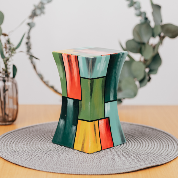 Glasfaserurne Quader