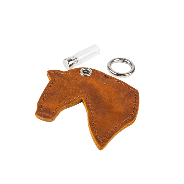 Leder Schlüsselanhänger Pferd