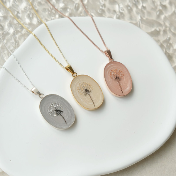 Asche- und Fellkette BLOWBALL OVATE