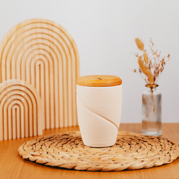 Keramikurne Magisches Band - biologisch abbaubar