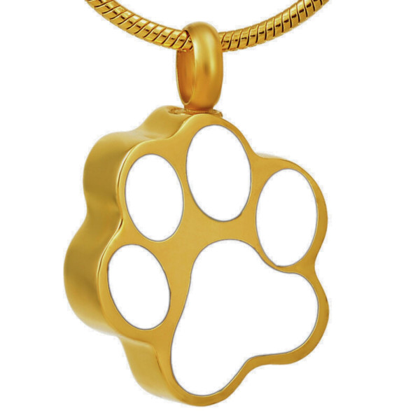 Ascheanhänger Pfote hochglänzend