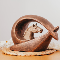 Keramikurne Pferd Keramikurne Pferd