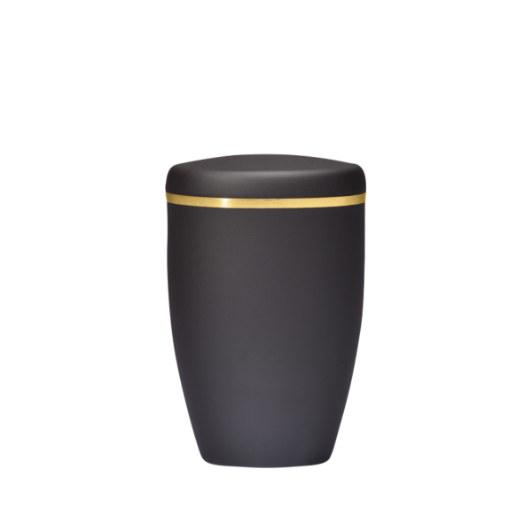 Kupferurne mit Goldband