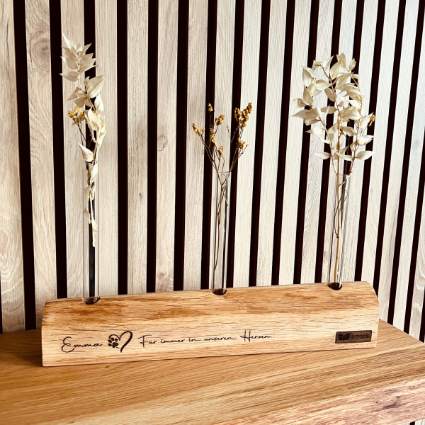 Flowerbar-Urne mit Glaseinsätzen