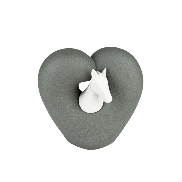 Porzellanurne Horse Love