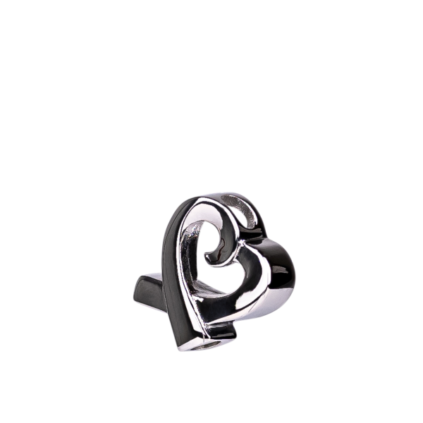 Ascheanhänger Herz asymmetrisch