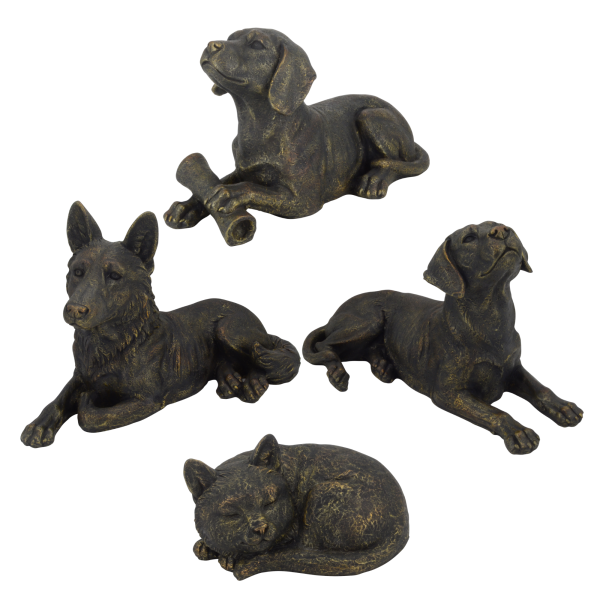 Kunstharzurne Gold abgesetzt