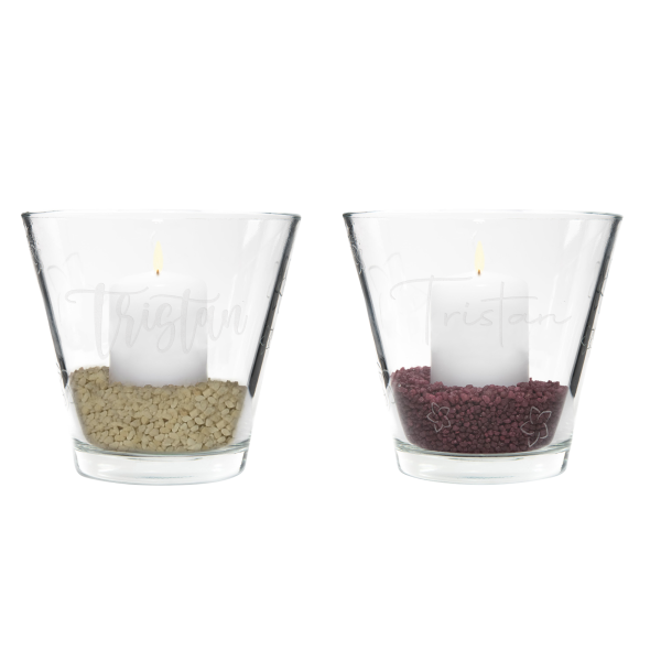 Gedenklicht mit Dekokies